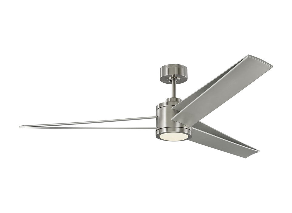 Myhouse Lighting Visual Comfort Fan - 3AMR60BSD - 60``Ceiling Fan - Armstrong 60 - Brushed Steel