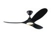 Myhouse Lighting Visual Comfort Fan - 3MAVR52BKBKD - 52``Ceiling Fan - Maverick 52 LED - Matte Black