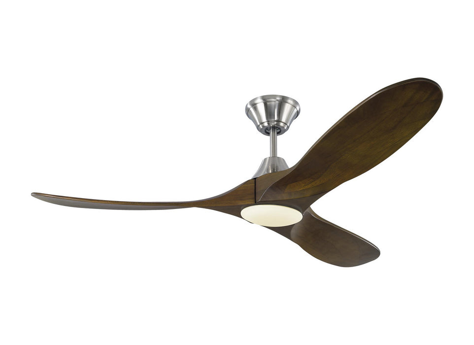 Myhouse Lighting Visual Comfort Fan - 3MAVR52BSD - 52``Ceiling Fan - Maverick 52 LED - Brushed Steel