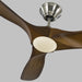 Myhouse Lighting Visual Comfort Fan - 3MAVR52BSKOAD - 52``Ceiling Fan - Maverick 52 LED - Brushed Steel