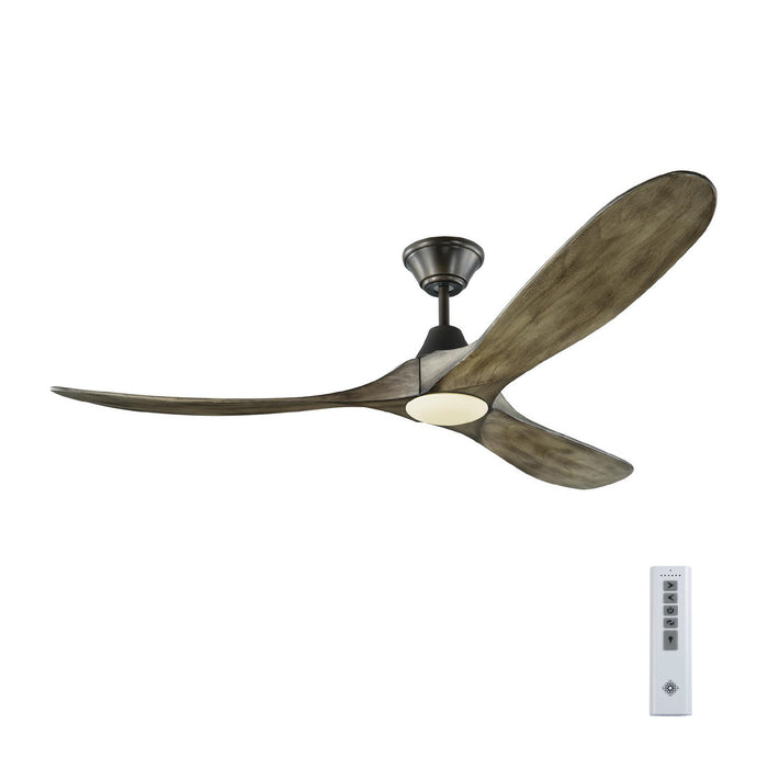 Myhouse Lighting Visual Comfort Fan - 3MAVR60AGPD - 60``Ceiling Fan - Maverick 60 LED - Aged Pewter