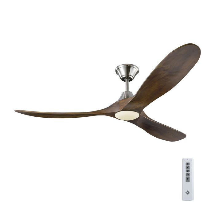 Myhouse Lighting Visual Comfort Fan - 3MAVR60BSD - 60``Ceiling Fan - Maverick 60 LED - Brushed Steel