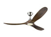 Myhouse Lighting Visual Comfort Fan - 3MAVR60BSD - 60``Ceiling Fan - Maverick 60 LED - Brushed Steel