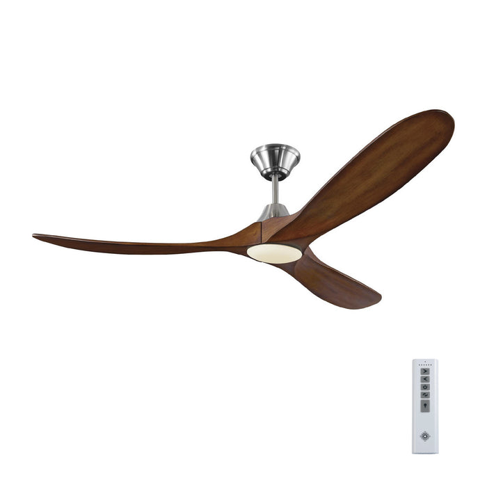 Myhouse Lighting Visual Comfort Fan - 3MAVR60BSKOAD - 60``Ceiling Fan - Maverick 60 LED - Brushed Steel