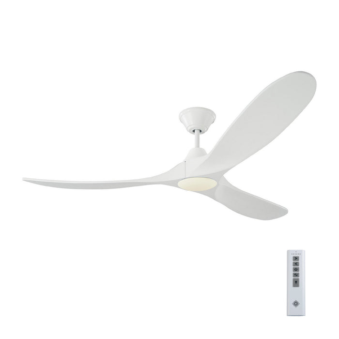 Myhouse Lighting Visual Comfort Fan - 3MAVR60RZWD - 60``Ceiling Fan - Maverick 60 LED - Matte White