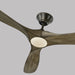 Myhouse Lighting Visual Comfort Fan - 3MAVR70AGPD - 70``Ceiling Fan - Maverick 70 LED - Aged Pewter