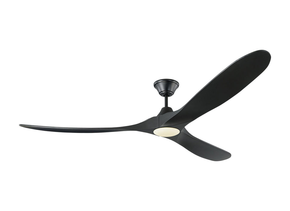 Myhouse Lighting Visual Comfort Fan - 3MAVR70BKBKD - 70``Ceiling Fan - Maverick 70 LED - Matte Black