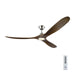 Myhouse Lighting Visual Comfort Fan - 3MAVR70BSD - 70``Ceiling Fan - Maverick 70 LED - Brushed Steel