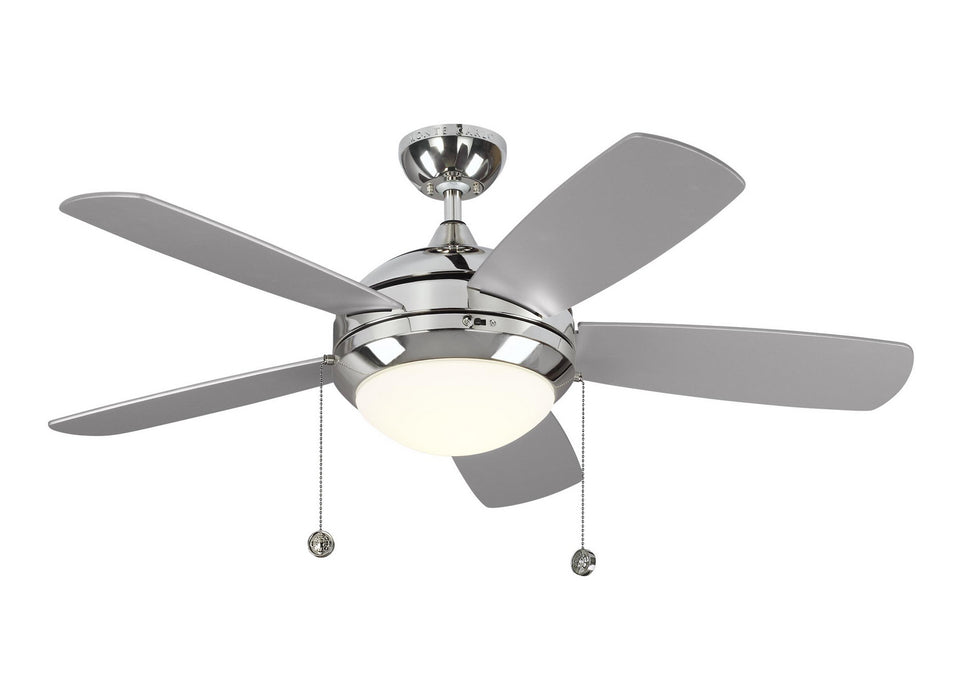 Myhouse Lighting Generation Lighting - 5DIC44PND-V1 - 44"Ceiling Fan - Discus - Polished Nickel