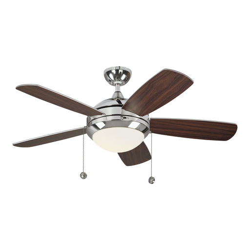 Myhouse Lighting Generation Lighting - 5DIC44PND-V1 - 44"Ceiling Fan - Discus - Polished Nickel