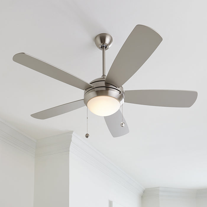 Myhouse Lighting Generation Lighting - 5DIC52BSD-V1 - 52"Ceiling Fan - Discus - Brushed Steel