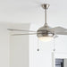 Myhouse Lighting Generation Lighting - 5DIC52BSD-V1 - 52"Ceiling Fan - Discus - Brushed Steel