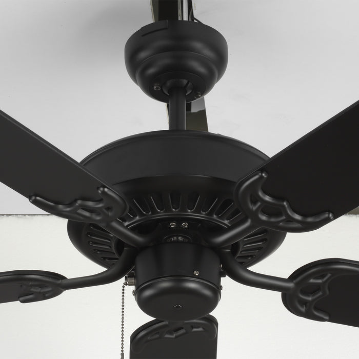 Myhouse Lighting Visual Comfort Fan - 5HV52BK - 52``Ceiling Fan - Haven 52 - Matte Black