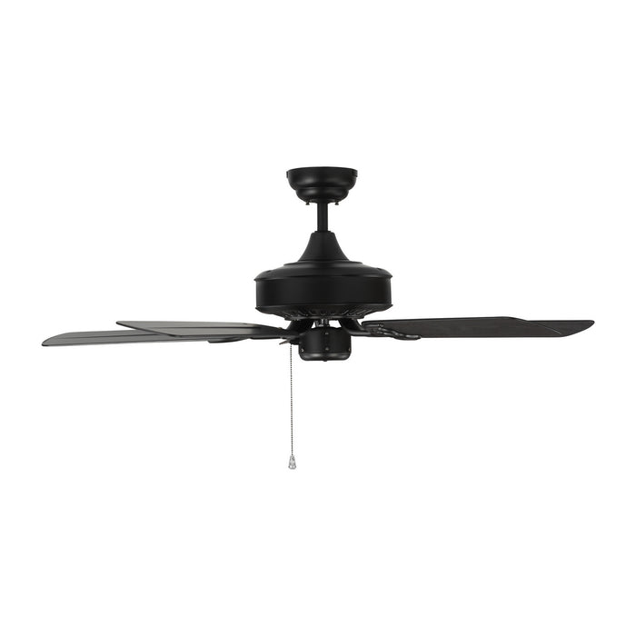 Myhouse Lighting Visual Comfort Fan - 5HVO44BK - 44``Ceiling Fan - Haven Outdoor 44 - Matte Black