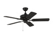 Myhouse Lighting Visual Comfort Fan - 5HVO44BK - 44``Ceiling Fan - Haven Outdoor 44 - Matte Black