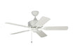 Myhouse Lighting Visual Comfort Fan - 5HVO44RZW - 44``Ceiling Fan - Haven Outdoor 44 - Matte White