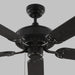 Myhouse Lighting Visual Comfort Fan - 5HVO52BK - 52``Ceiling Fan - Haven Outdoor 52 - Matte Black