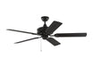 Myhouse Lighting Visual Comfort Fan - 5HVO52BK - 52``Ceiling Fan - Haven Outdoor 52 - Matte Black