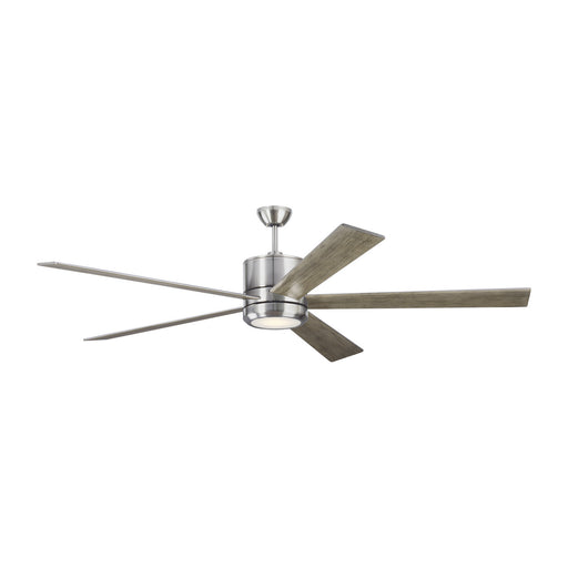 Myhouse Lighting Generation Lighting - 5VMR72BSD - 72"Ceiling Fan - Vision - Brushed Steel