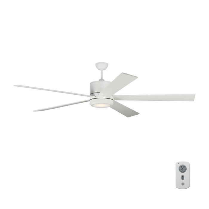 Myhouse Lighting Generation Lighting - 5VMR72RZWD - 72"Ceiling Fan - Vision - Matte White