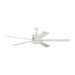 Myhouse Lighting Generation Lighting - 5VMR72RZWD - 72"Ceiling Fan - Vision - Matte White