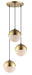 Myhouse Lighting ET2 - E20364-92MG - LED Pendant - Half Moon - Metallic Gold