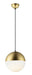 Myhouse Lighting ET2 - E20366-92MG - LED Pendant - Half Moon - Metallic Gold