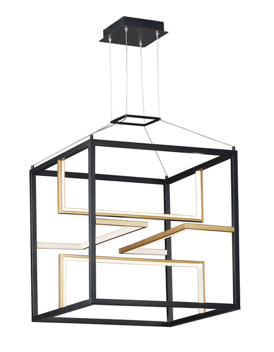 Myhouse Lighting ET2 - E21224-BKGLD - LED Pendant - Chamber - Black / Gold