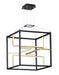 Myhouse Lighting ET2 - E21224-BKGLD - LED Pendant - Chamber - Black / Gold