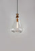 Myhouse Lighting Maxim - 10101CLWOAB - One Light Pendant - Abbott - Weathered Oak / Antique Brass