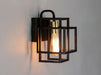 Myhouse Lighting Maxim - 10241BKSBR - One Light Wall Sconce - Liner - Black / Satin Brass