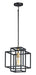 Myhouse Lighting Maxim - 10246BKSBR - One Light Pendant - Liner - Black / Satin Brass