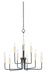 Myhouse Lighting Maxim - 10257BKGLD - Nine Light Chandelier - Sullivan - Black / Gold