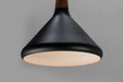 Myhouse Lighting Maxim - 11350WNBK - One Light Pendant - Nordic - Walnut / Black