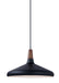 Myhouse Lighting Maxim - 11354WNBK - One Light Pendant - Nordic - Walnut / Black