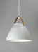 Myhouse Lighting Maxim - 11356TNWT - One Light Pendant - Nordic - Tan Leather / White