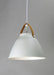 Myhouse Lighting Maxim - 11358TNWT - One Light Pendant - Nordic - Tan Leather / White