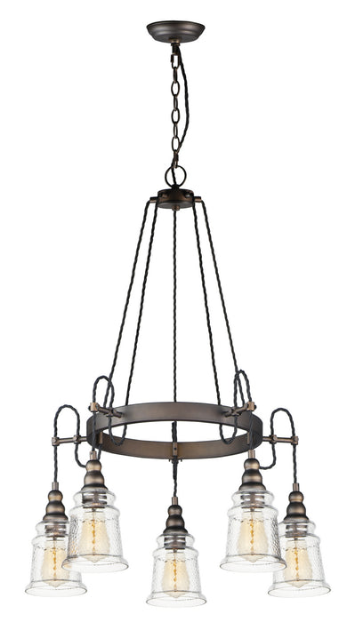 Myhouse Lighting Maxim - 21575HMOI - Five Light Chandelier - Revival - Oil Rubbed Bronze