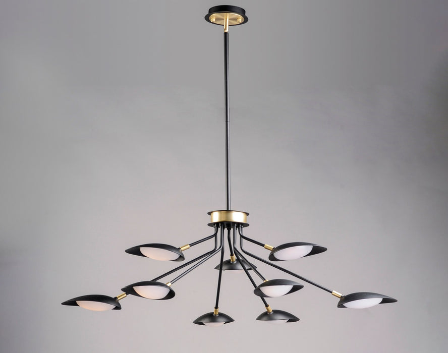 Myhouse Lighting Maxim - 21699BKSBR - LED Chandelier - Scan - Black / Satin Brass