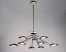 Myhouse Lighting Maxim - 21699BKSBR - LED Chandelier - Scan - Black / Satin Brass