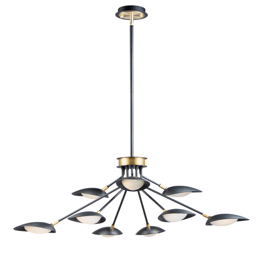 Myhouse Lighting Maxim - 21699BKSBR - LED Chandelier - Scan - Black / Satin Brass