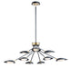 Myhouse Lighting Maxim - 21699BKSBR - LED Chandelier - Scan - Black / Satin Brass