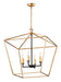 Myhouse Lighting Maxim - 25155GLTXB - Four Light Chandelier - Abode - Gold Leaf / Textured Black