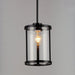 Myhouse Lighting Maxim - 25252CLBK - One Light Pendant - Sentinel - Black