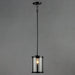 Myhouse Lighting Maxim - 25252CLBK - One Light Pendant - Sentinel - Black