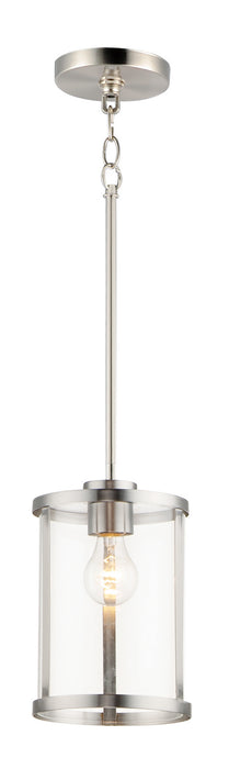 Myhouse Lighting Maxim - 25252CLSN - One Light Pendant - Sentinel - Satin Nickel