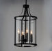 Myhouse Lighting Maxim - 25253CLBK - Four Light Pendant - Sentinel - Black