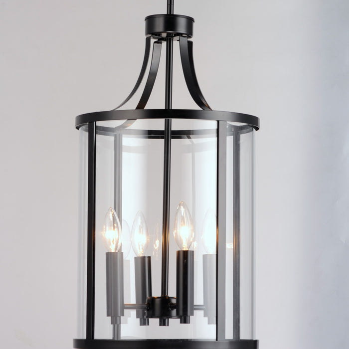 Myhouse Lighting Maxim - 25253CLBK - Four Light Pendant - Sentinel - Black