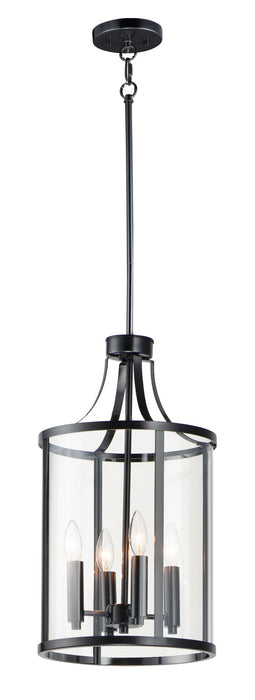 Myhouse Lighting Maxim - 25253CLBK - Four Light Pendant - Sentinel - Black