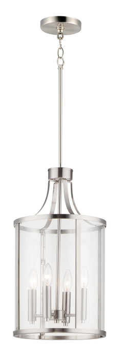 Myhouse Lighting Maxim - 25253CLSN - Four Light Pendant - Sentinel - Satin Nickel